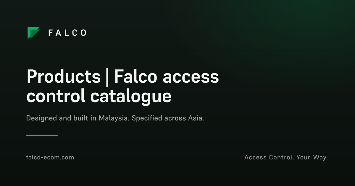 Products | Falco access control catalogue
